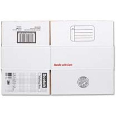 3M MMM8005 Mailing Box- Size B- Labels Included- 11-.25in.x8-.75in.x4in.- White 3M MMM8005 Mailing Box- Size B- Labels Included- 11-.25in.x8-.75in.x4in.- White