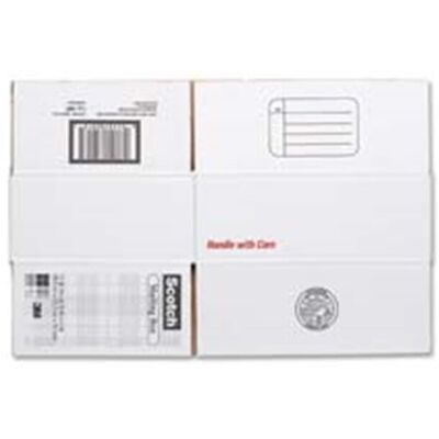 3M Mailing Box- Size C- Labels Included- 14in.x10in.x5-.50in.- White 3M Mailing Box- Size C- Labels Included- 14in.x10in.x5-.50in.- White