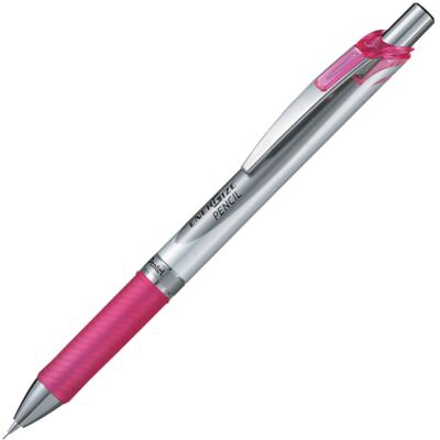 Pentel Mechanical Pencil Energize 0.5mm Silver & Pink (PL75-P) Pentel Mechanical Pencil Energize 0.5mm Silver & Pink (PL75-P)