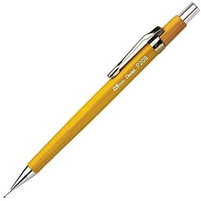 Pentel P209 Automatic Pencil - 0.9mm Lead Yellow Pentel P209 Automatic Pencil - 0.9mm Lead Yellow