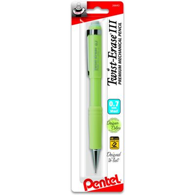 Pentel Twist-Erase III Mechanical Pencil 0.7mm 1-Pk - Fashion Colors QE517FBPM Pentel Twist-Erase III Mechanical Pencil 0.7mm 1-Pk - Fashion Colors QE517FBPM