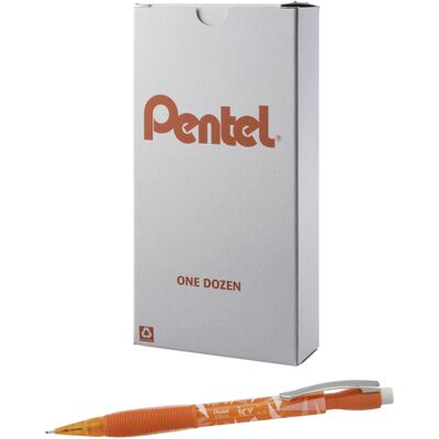 Pentel ICY Mechanical Pencil (0.9mm) Tinted Orange Barrel 12 pack (AL29TF) Pentel ICY Mechanical Pencil (0.9mm) Tinted Orange Barrel 12 pack (AL29TF)
