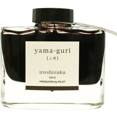 Pilot Iroshizuku Fountain Pen Ink - 50 ml Bottle - Yama-Guri Wild Chestnut (Dark Pilot Iroshizuku Fountain Pen Ink - 50 ml Bottle - Yama-Guri Wild Chestnut (Dark