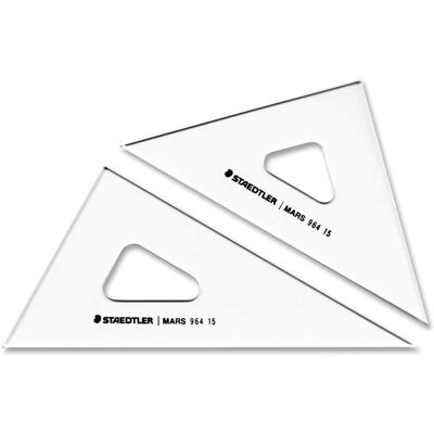 Staedtler 964 15 Triangular Ruler Drafting Set Mars 5.9 inches (15 cm) Staedtler 964 15 Triangular Ruler Drafting Set Mars 5.9 inches (15 cm)