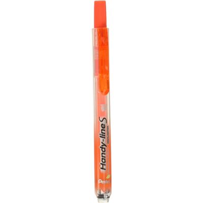 Pentel Handy-Line S Retractable and Refillable Highlighter Chisel Tip Orange I Pentel Handy-Line S Retractable and Refillable Highlighter Chisel Tip Orange I