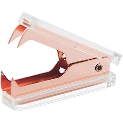 Kricely (As show, One size) Clear Acrylic Rose Gold Staple Remover Office School Desk Ac Kricely (As show, One size) Clear Acrylic Rose Gold Staple Remover Office School Desk Ac