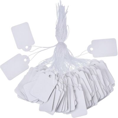 Unbranded (As show, One size) 500 Pack (3*4.8cm)White Marking Tags Price Tags Price Labels Unbranded (As show, One size) 500 Pack (3*4.8cm)White Marking Tags Price Tags Price Labels