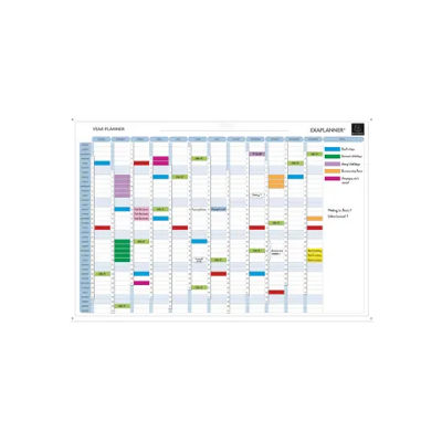 Exacompta Perpetual Magnetic Year Wall Planner Exacompta Perpetual Magnetic Year Wall Planner