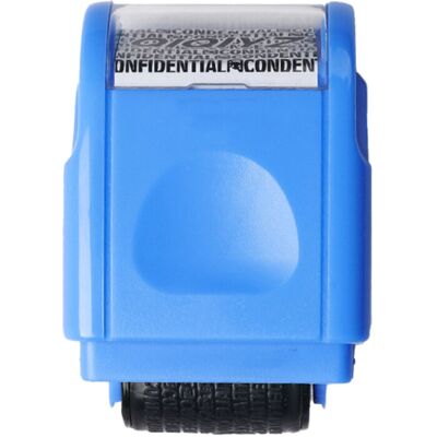 Unbranded (Blue) Confidential Roller Stamp Personal Identity Blocker Ink Security Unbranded (Blue) Confidential Roller Stamp Personal Identity Blocker Ink Security