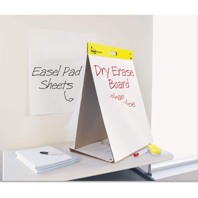 3M Post-it Table Top Meeting Chart/Dry Erase Whiteboard 3M Post-it Table Top Meeting Chart/Dry Erase Whiteboard