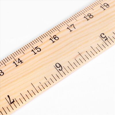 Typecat 12 x Wood Ruler Student Rulers Wooden School Office Measuring Ruler, 2 Typecat 12 x Wood Ruler Student Rulers Wooden School Office Measuring Ruler, 2