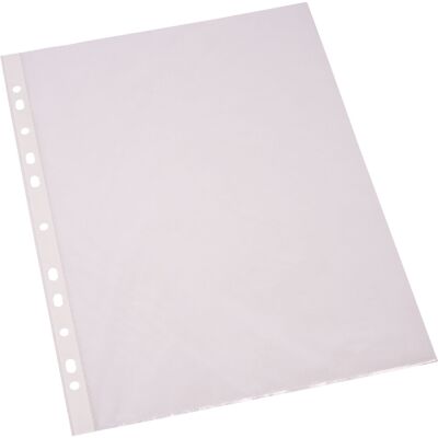 Rapid Q Connect Punched Pocket A4 50micron (Pack of 100) Rapid Q Connect Punched Pocket A4 50micron (Pack of 100)