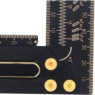 Unbranded 100mm Aluminium L Square Ruler for Woodwork Unbranded 100mm Aluminium L Square Ruler for Woodwork