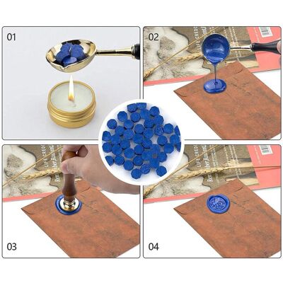 Unbranded Sealing Wax Kit With Stamps Unbranded Sealing Wax Kit With Stamps