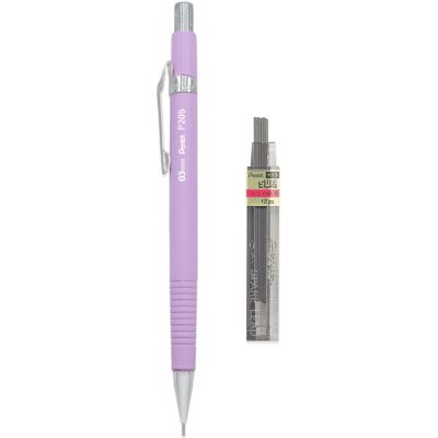 Pentel P205-97C Mechanical Automatic Pencil - Pastel Floral Range - Single + 12 Pentel P205-97C Mechanical Automatic Pencil - Pastel Floral Range - Single + 12