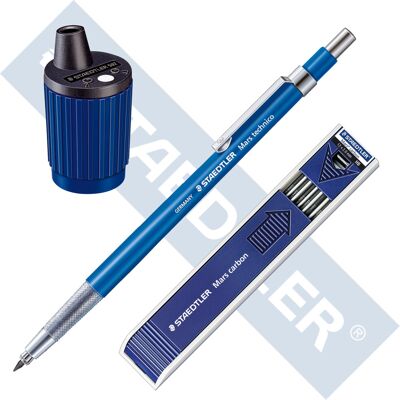 Staedtler Mars Technico 780 C High Quality Mechanical Pencil with Metal Clip and Staedtler Mars Technico 780 C High Quality Mechanical Pencil with Metal Clip and