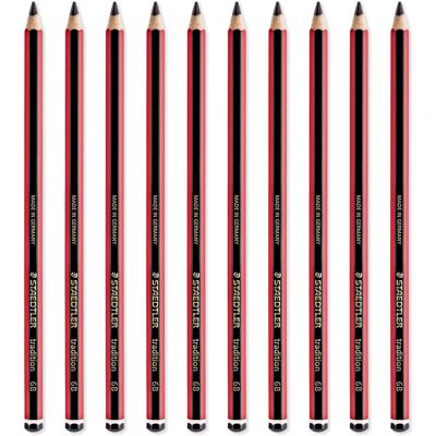 STAEDTLER Tradition Pencil - Drawing Sketching Art - Pack of 10 Pencils - Grade STAEDTLER Tradition Pencil - Drawing Sketching Art - Pack of 10 Pencils - Grade
