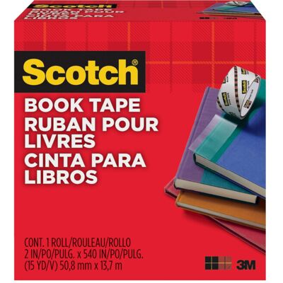 Scotch 50.8mm x 13.7m Book Repair Tape Roll Scotch 50.8mm x 13.7m Book Repair Tape Roll