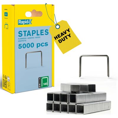 Rapid High-Performance Staples for Insulation, Thin Plastics, Cardboard and Carp Rapid High-Performance Staples for Insulation, Thin Plastics, Cardboard and Carp