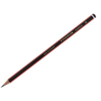 STAEDTLER Tradition 110 Graphite Pencil 3B black/red STAEDTLER Tradition 110 Graphite Pencil 3B black/red