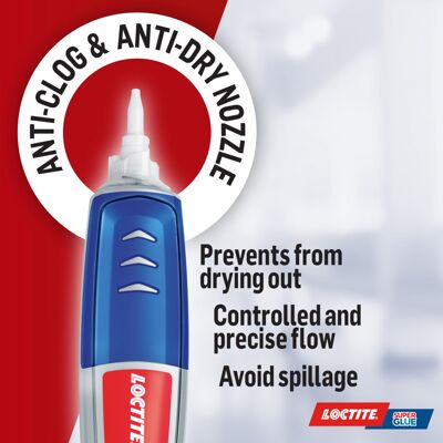 Loctite Super Glue Pen for Precise Application, Superglue Gel Dries Clear for In Loctite Super Glue Pen for Precise Application, Superglue Gel Dries Clear for In