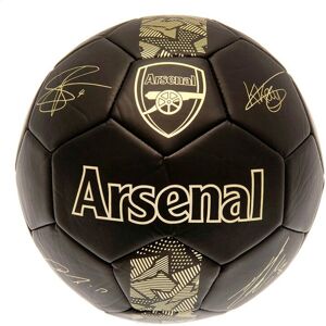 Arsenal FC Arsenal Phantom Signature Ball Black Gold Size 5 - Faux Leather, Gold Crest & Si Arsenal FC Arsenal Phantom Signature Ball Black Gold Size 5 - Faux Leather, Gold Crest & Si