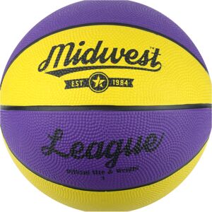 Loops Size 3 Yellow & Purple League Basketball Ball - High Grip Rubber Durable Outdoor Loops Size 3 Yellow & Purple League Basketball Ball - High Grip Rubber Durable Outdoor