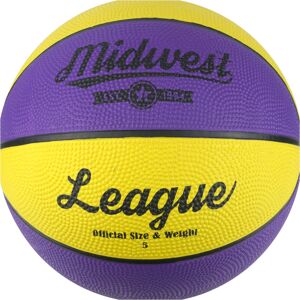 Loops Size 5 Yellow & Purple League Basketball Ball - High Grip Rubber Durable Outdoor Loops Size 5 Yellow & Purple League Basketball Ball - High Grip Rubber Durable Outdoor