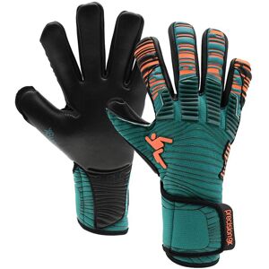 Loops Size 6 Professional JUNIOR Goal Keeping Gloves - ELITE 2.0 Green & Orange Keeper Loops Size 6 Professional JUNIOR Goal Keeping Gloves - ELITE 2.0 Green & Orange Keeper