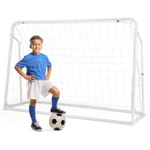 Costway 2-in-1 Kids Soccer Rebounder & Soccer Goal 6.1 x 4 Adjustable Soccer Goal Costway 2-in-1 Kids Soccer Rebounder & Soccer Goal 6.1 x 4 Adjustable Soccer Goal