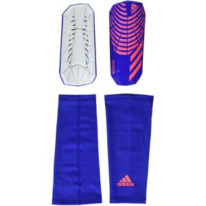 adidas Unisex-Adult League Predator Shin Guards Hi-Res Blue/Turbo/White X-Large adidas Unisex-Adult League Predator Shin Guards Hi-Res Blue/Turbo/White X-Large
