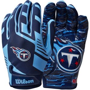 Wilson NFL Stretch Fit Football Gloves - Youth Tennessee Titans Wilson NFL Stretch Fit Football Gloves - Youth Tennessee Titans