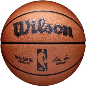 Wilson NBA Official Game Ball, Indoor, Leather, Size: 7, Brown Wilson NBA Official Game Ball, Indoor, Leather, Size: 7, Brown