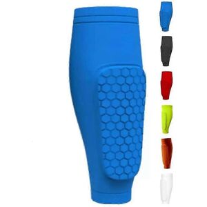 Unbranded (L, bule) Shin Defender KidsShindefender Compression Sleeve with Honeycomb Pads Unbranded (L, bule) Shin Defender KidsShindefender Compression Sleeve with Honeycomb Pads