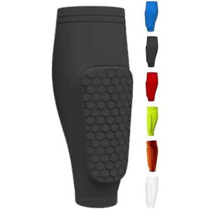 Unbranded (XL, black) Shin Defender KidsShindefender Compression Sleeve with Honeycomb Pad Unbranded (XL, black) Shin Defender KidsShindefender Compression Sleeve with Honeycomb Pad