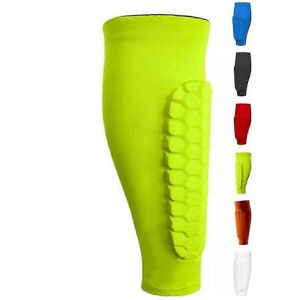 Unbranded (XL, green) Shin Defender KidsShindefender Compression Sleeve with Honeycomb Pad Unbranded (XL, green) Shin Defender KidsShindefender Compression Sleeve with Honeycomb Pad