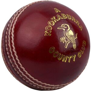 Kookaburra County Club Cricket Ball 5.5oz, Red, Mens Kookaburra County Club Cricket Ball 5.5oz, Red, Mens