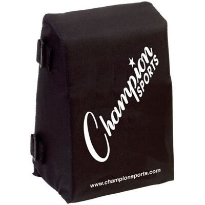 Champion Sports LGKSA Adult Catchers Knee Support, Black Champion Sports LGKSA Adult Catchers Knee Support, Black