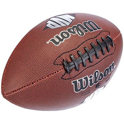 Wilson American Football, Recreational, Standard Size, MVP OFFICIAL, Brown, WTF1 Wilson American Football, Recreational, Standard Size, MVP OFFICIAL, Brown, WTF1