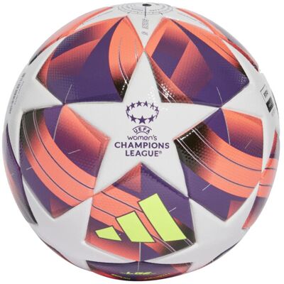 adidas Unisex-Adult WUCL League Soccer Ball White/Aurora Black/Turbo/Silver Met adidas Unisex-Adult WUCL League Soccer Ball White/Aurora Black/Turbo/Silver Met