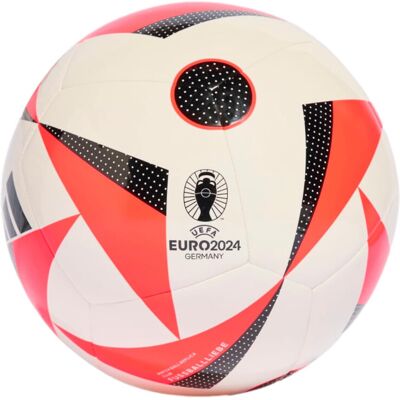 adidas Unisex-Adult EURO24 Club Soccer Ball White/Solar Red/Black 4 adidas Unisex-Adult EURO24 Club Soccer Ball White/Solar Red/Black 4