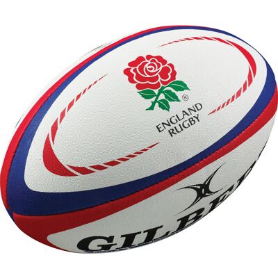 Gilbert England Rugby Replica Ball WhiteRed Mini Gilbert England Rugby Replica Ball WhiteRed Mini