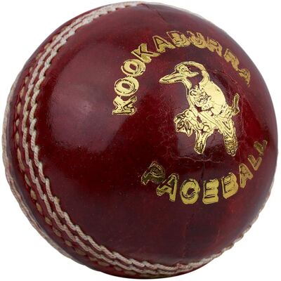 Kookaburra Paceball Cricket Ball 4.75oz, Red, Youths Kookaburra Paceball Cricket Ball 4.75oz, Red, Youths