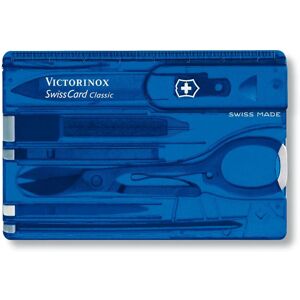 (blue) Genuine Victorinox Swiss Card - various colours - Multi Function Swisscar (blue) Genuine Victorinox Swiss Card - various colours - Multi Function Swisscar