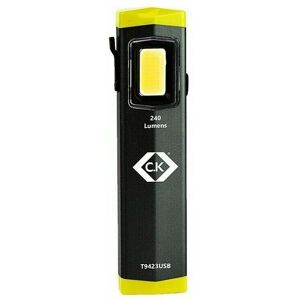 CK Tools CK T9423USB Mini COB-LED Magnetic Pocket Torch Light - 240 Lumen, USB-C Recharge CK Tools CK T9423USB Mini COB-LED Magnetic Pocket Torch Light - 240 Lumen, USB-C Recharge