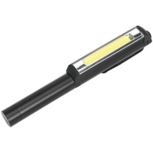 Loops Magnetic Aluminium Penlight Torch - 3W COB LED - 3 x AAA Battery Powered Loops Magnetic Aluminium Penlight Torch - 3W COB LED - 3 x AAA Battery Powered