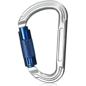 GreenZech 30KN Aluminum Alloy D Shape Carabiner Buckle Climbing Safety Device Tool GreenZech 30KN Aluminum Alloy D Shape Carabiner Buckle Climbing Safety Device Tool