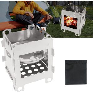 GreenZech Outdoor Portable Wood Cooking Stove Stainless Steel Picnic BBQ Burner Furnace Ca GreenZech Outdoor Portable Wood Cooking Stove Stainless Steel Picnic BBQ Burner Furnace Ca