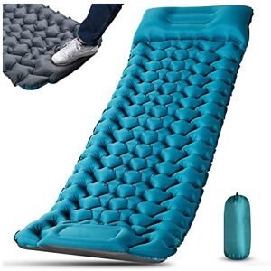 AKSOUL Camping Sleeping Self Inflating Mat: 10cm Thick Lightweight Single Camp Air Bed AKSOUL Camping Sleeping Self Inflating Mat: 10cm Thick Lightweight Single Camp Air Bed