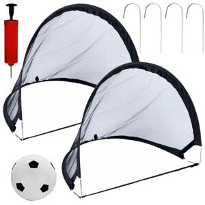 The Magic Toy Shop Football Pop-Up Goal Set of 2 Carry Case Ball Pump Portable S The Magic Toy Shop Football Pop-Up Goal Set of 2 Carry Case Ball Pump Portable S